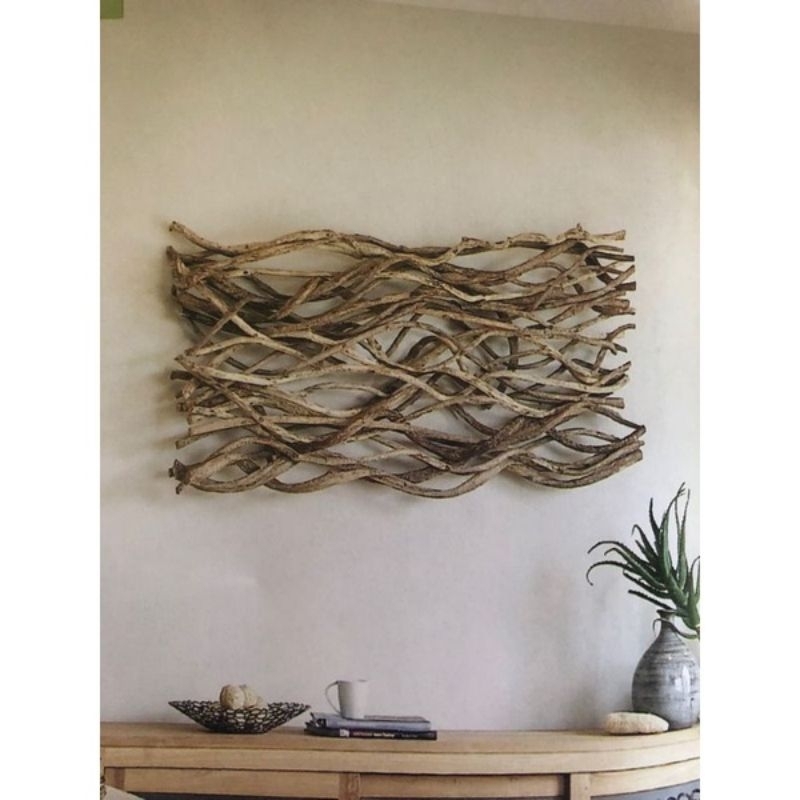 Jual Hiasan Dinding Wall Decor Custom Kayu Jati Solid Jati Lokal