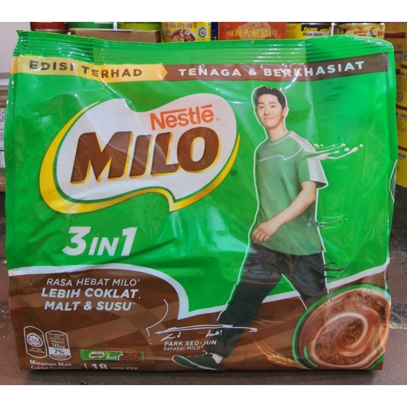 Jual Milo 3in1 Malaysia Sacet Minuman Malt Coklat Berkhasiat Shopee