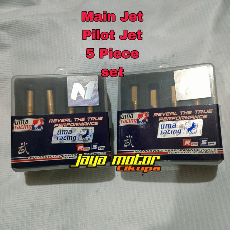 Jual Uma Racing Karburator Main Jet Dan Pilot Jet Mj Pj Pwk Pe Set Isi