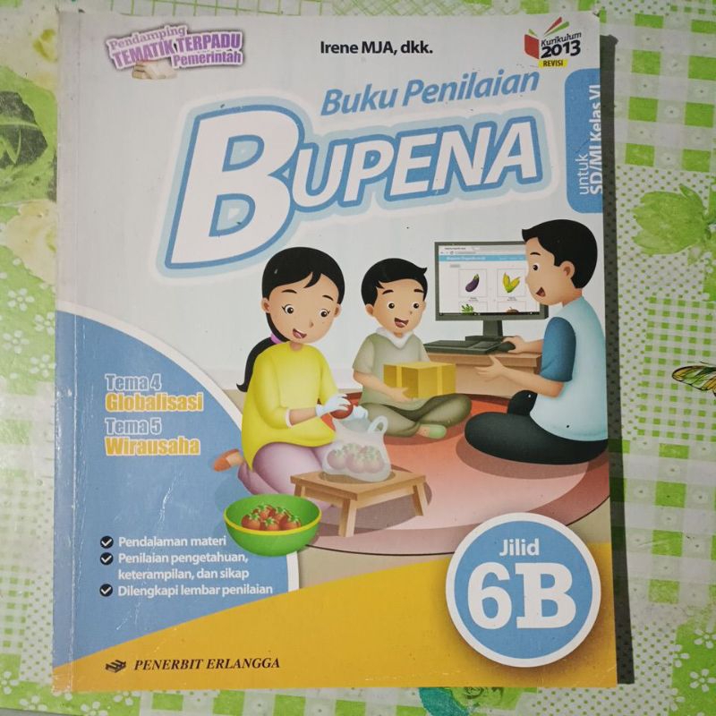 Jual ORIGINAL BUKU BUPENA KELAS 356 SD 3A 3B 3C 3D 5A 5B 5C 5D 6A 6B 6C