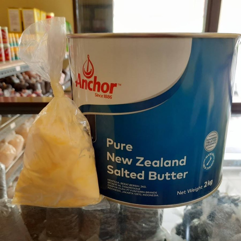 Jual Anchor Salted Butter Gr Repack Shopee Indonesia