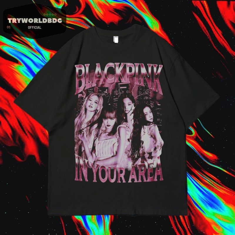 Jual Tryworldbdg Official Blackpink Kaos Oversize Oversize T Shirt