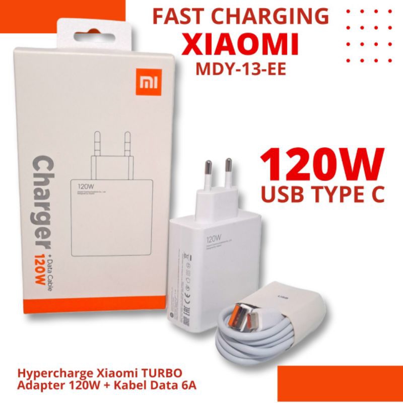 Jual Charger Xiaomi 120w Kabel Data 6a Hyper Charger Original 100