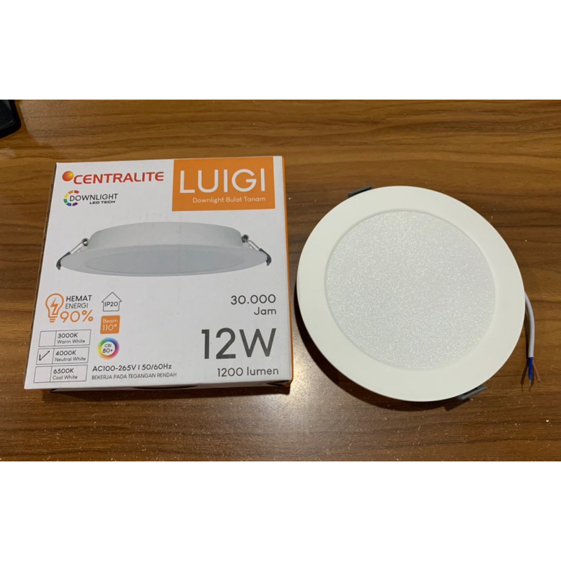 Jual Lampu Led Panel Downlight Ib Inbow Watt Bulat Centralite