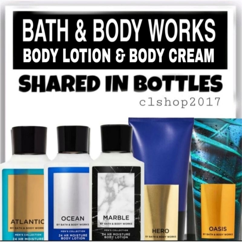 Jual Bbw Men Body Lotion Share In Bottle Ml Ml Marble Atlantic