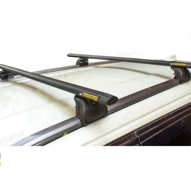 Jual PROMO Kaki Rack Bagasi Atap Mobil Roof Rack Cross Bar Jepit Body