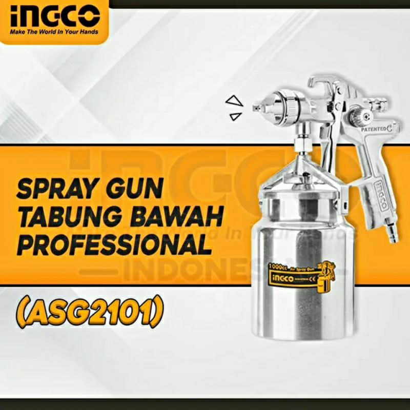 Jual Ingco Spray Gun Tabung Bawah Professional Asg Shopee Indonesia