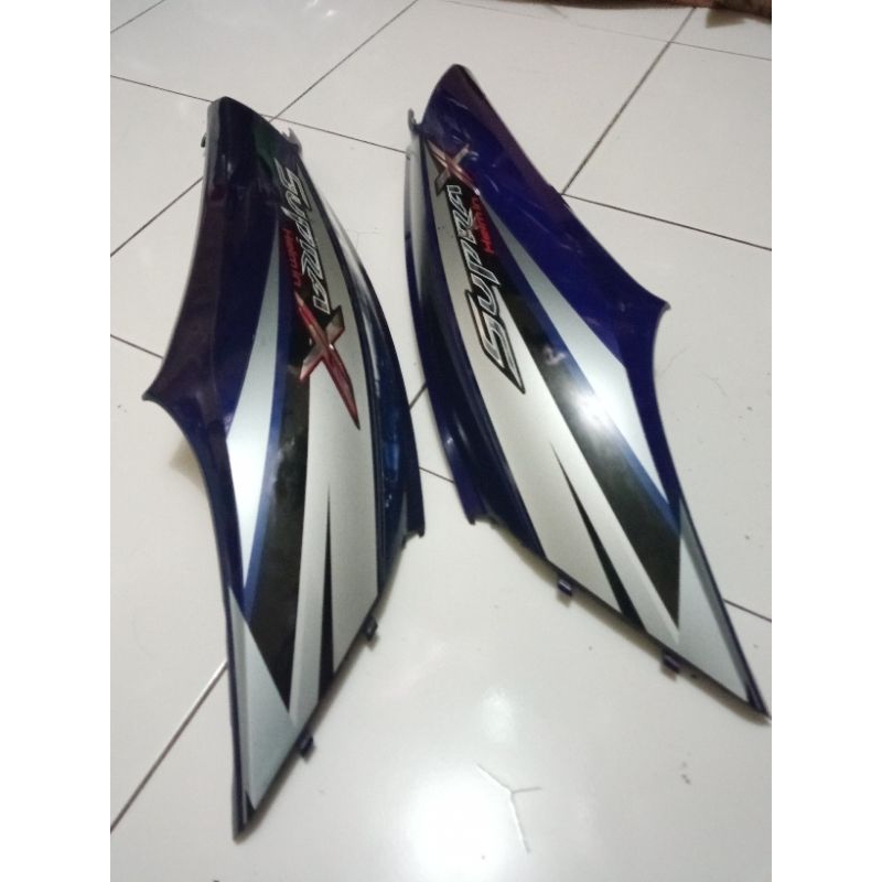 Jual Cover Bodi Belakang Supra X Helm In Original Copotan Shopee