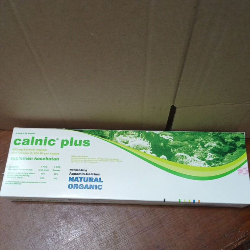 Jual Calnic Plus 1 Box 30 Tablet Shopee Indonesia