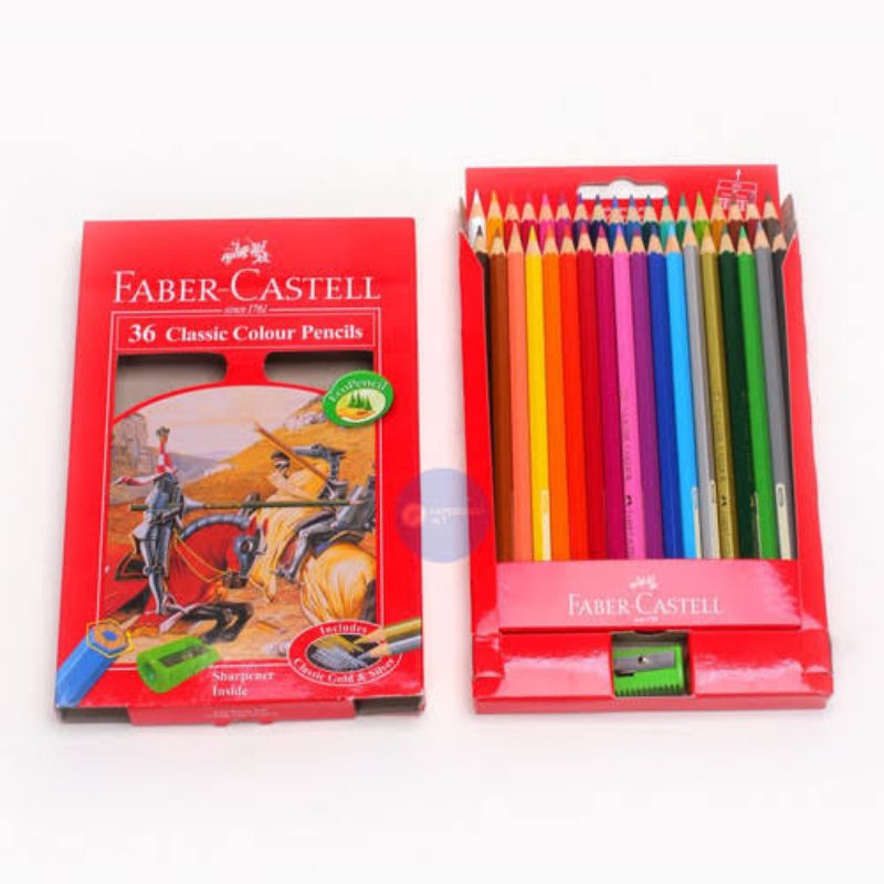 Jual Pensil Warna Faber Castell Redline Classic Tersedia Warna