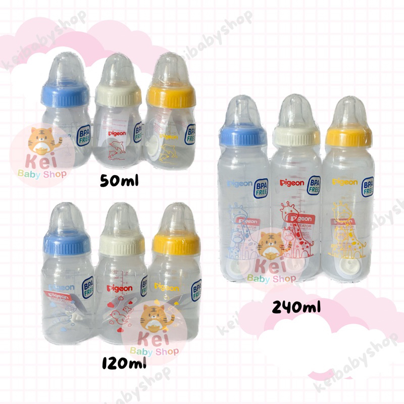 Jual Pigeon Botol Susu Pp Ml Ml Ml Bpa Free Botol Pigeon Slim