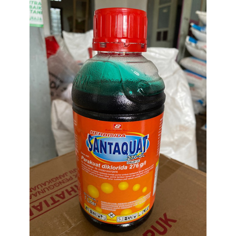 Jual HERBISIDA KONTAK SANTAQUAT Paraquat Diklorida 276SL 1L Shopee