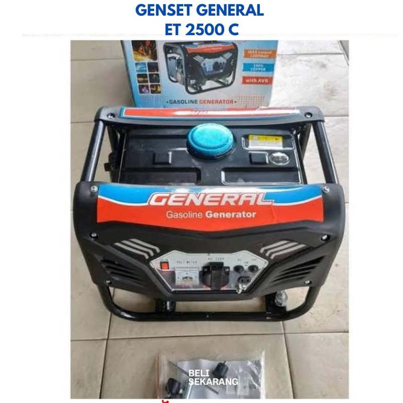 Jual GENSET GENERAL ET 2500 C Shopee Indonesia