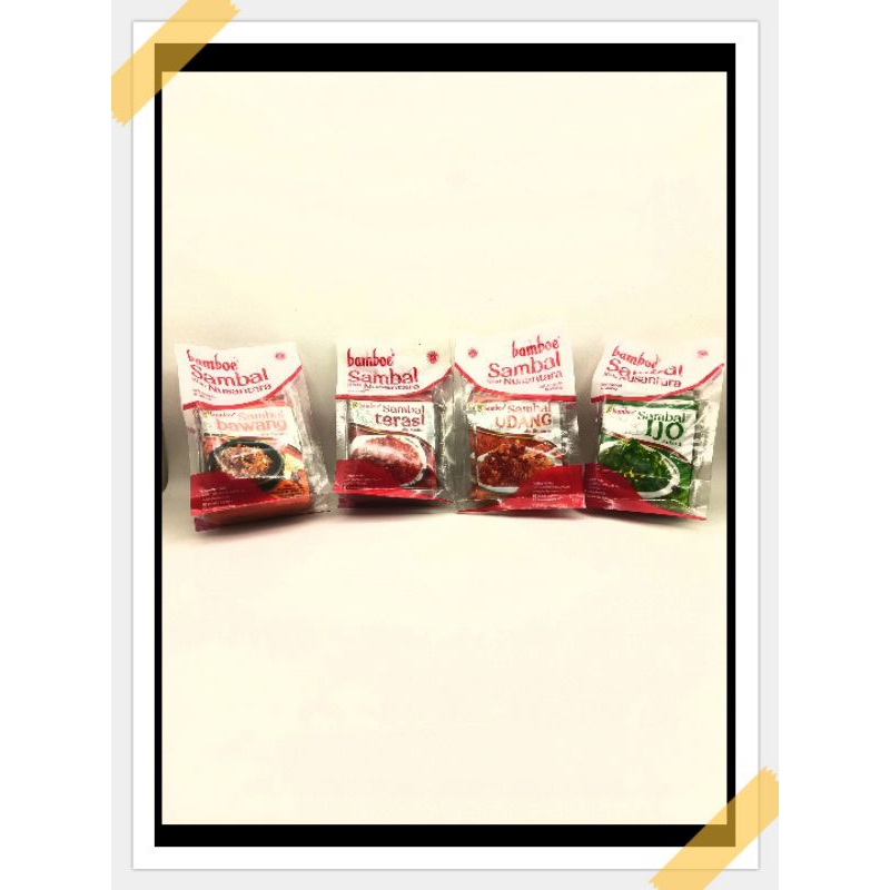 Jual Sambal Bamboe Terasi Bawang Ijo Udang 10 Sachet Shopee Indonesia