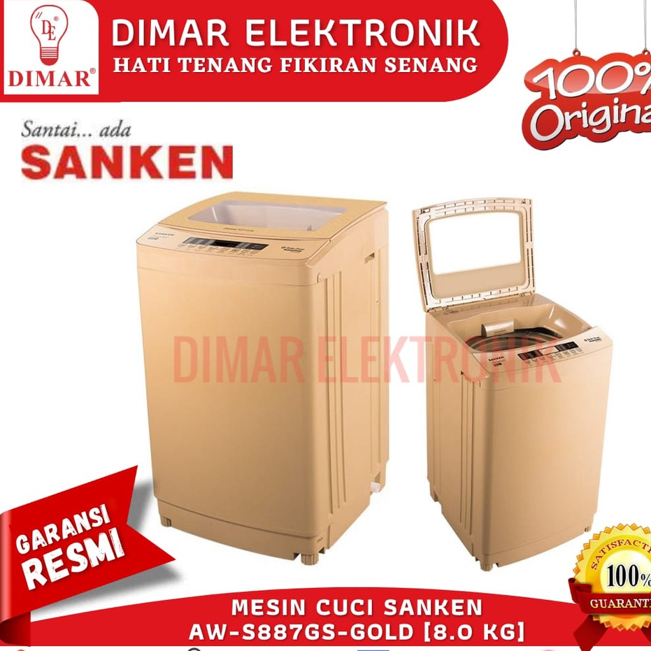 Jual Mesin Cuci Top Loading Sanken Gs Gold Shopee Indonesia