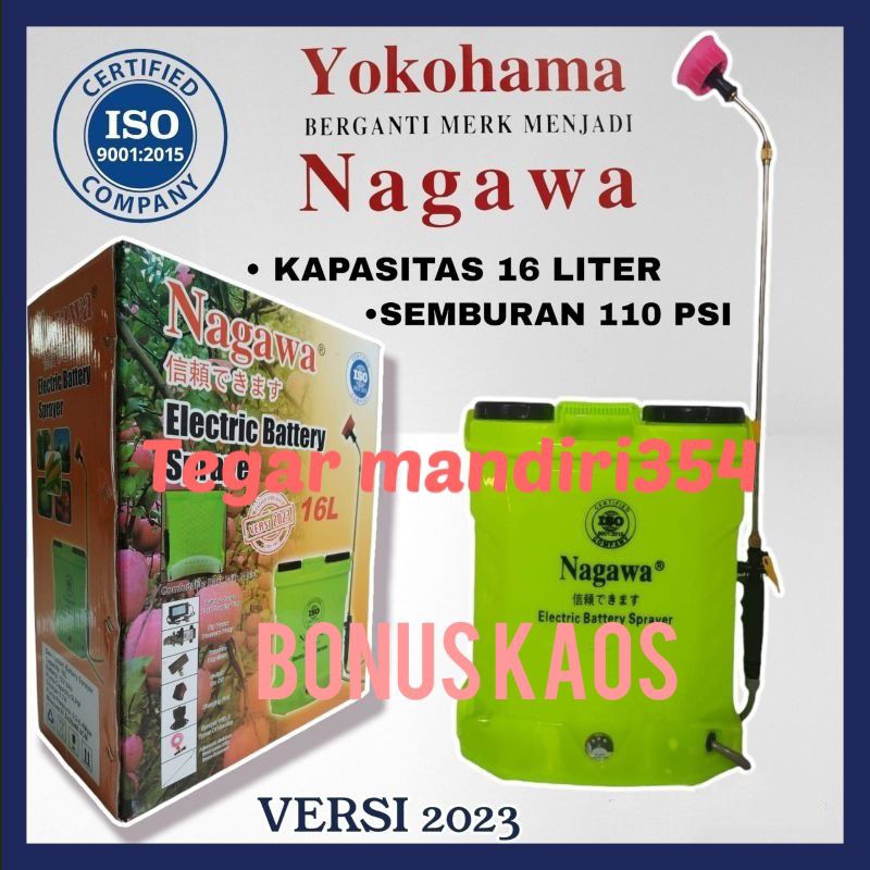 Jual BONUS KAOS TANGKI CAS YOKOHAMA 16L TANGKI CAS NAGAWA 16LITER