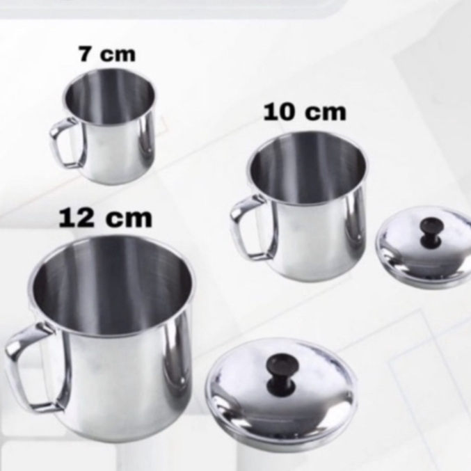 Jual Mug Cangkir Kopi Teh Minuman Stainless Steel Shopee Indonesia