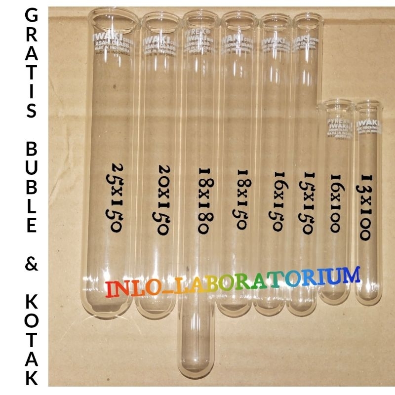 Jual Tabung Reaksi Iwaki X Tabung Reaksi Tahan Panas Test Tube