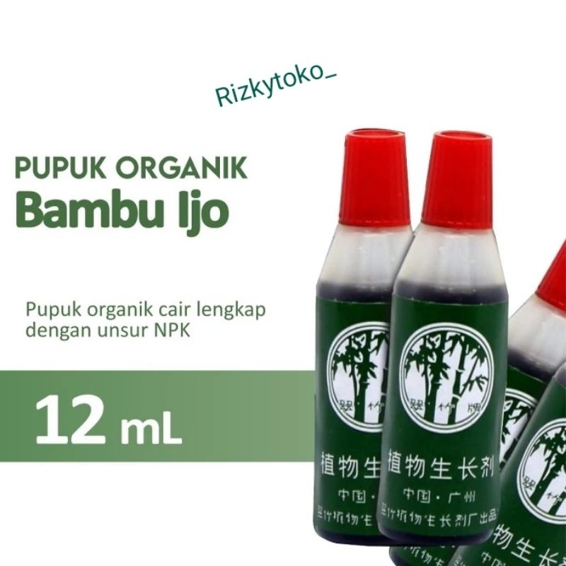 Jual Pupuk Organik Cair Bambu Ijo 12ml Cocok Untuk Segala Jenis Tanaman