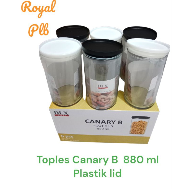 Jual Toples Canary 880 Ml Tutup Plastik Harga Per 6 Pcs Shopee