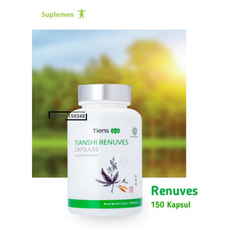 Jual Tiens Renuves Kapsul Suplemen Herbal Mata Pernapasan Darah Tinggi