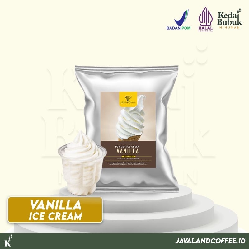 Jual Javaland Bubuk Ice Cream Es Krim Rasa Vanilla Kg Soft Ice