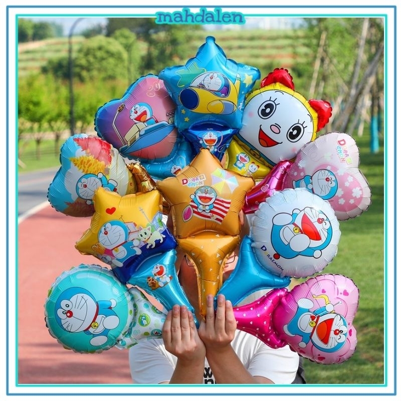 Jual BALON FOIL TONGKAT KARAKTER BALLON PENTUNGAN TANGAN MOTIF KARTUN