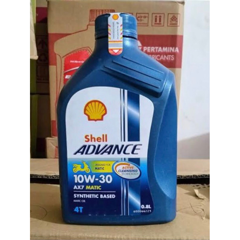 Jual Oli Shell Advance AX7 Matic 10W 30 800 Ml Shopee Indonesia