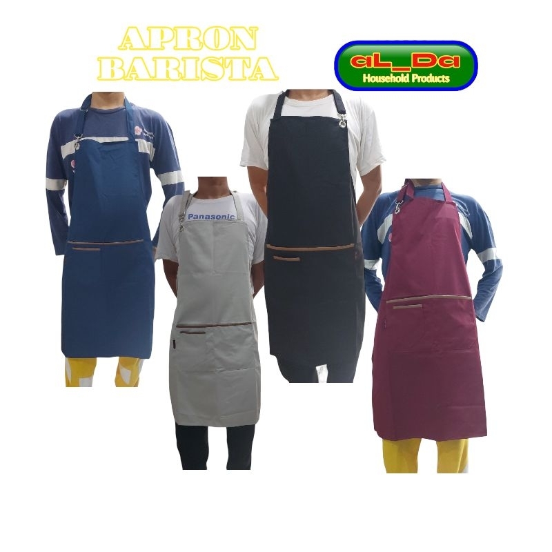 Jual Celemek Apron Masak Celemek Alda Barista Shopee Indonesia