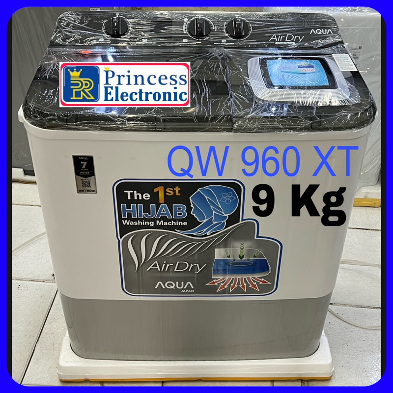 Jual Mesin Cuci AQUA QW 960 XT 9kg 2 Tabung Shopee Indonesia