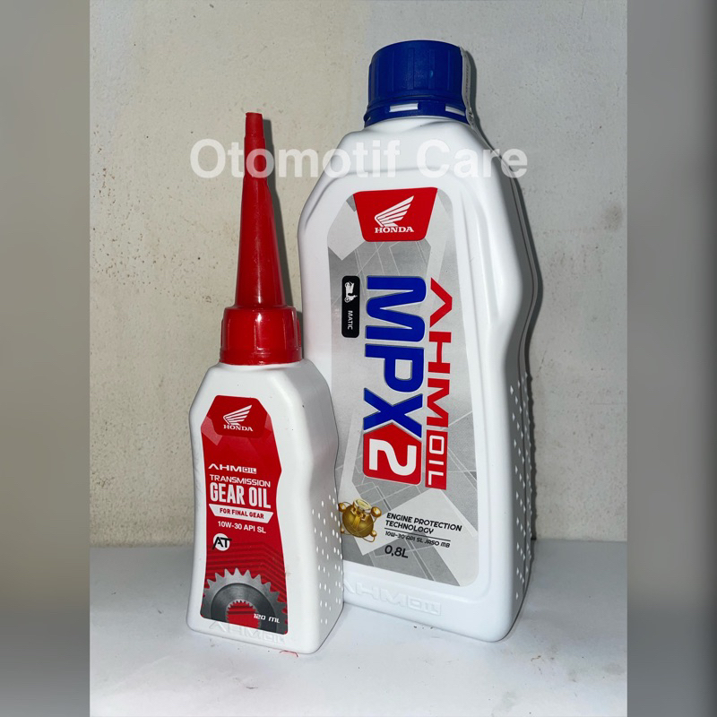 Jual Paket OLI MATIC AHM MPX2 800ml AHM GEAR 120ml PAKET AHM OIL MPX