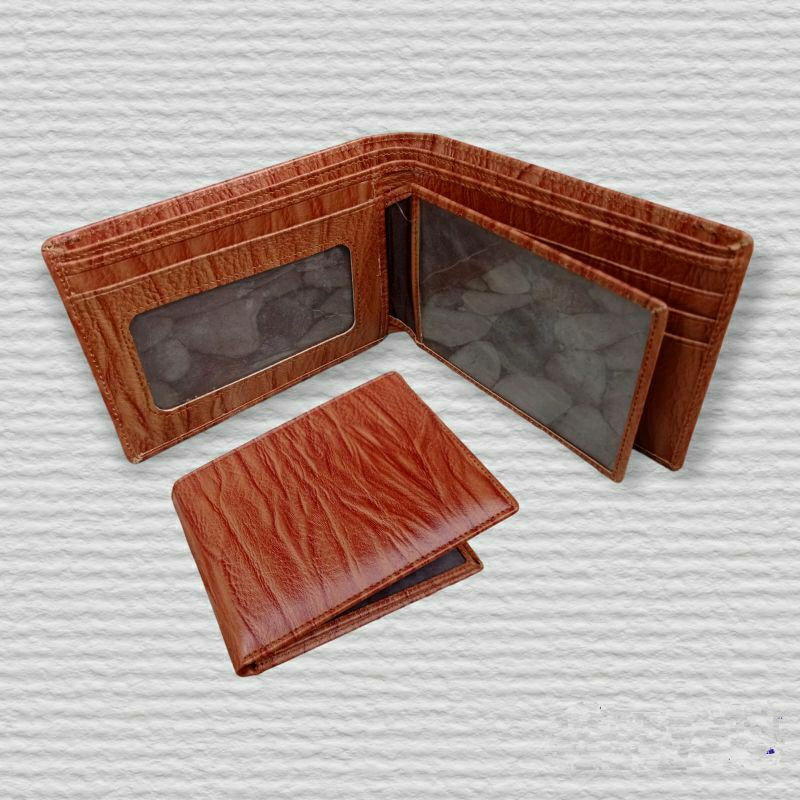 Jual Dompet Kulit Asli Pria Kulit Asli Model Cetak Serat Kayu Ukuran