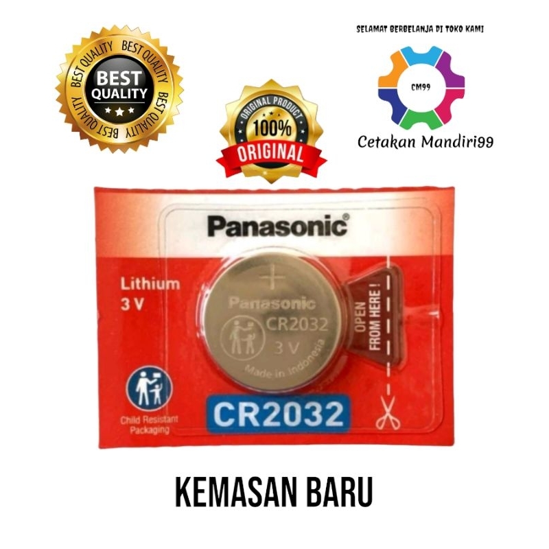 Jual Baterai Panasonic Cr Original Lithium Baterai Volt Shopee