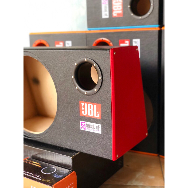 Jual Box Subwoofer Inch Universal Model Box Port Bahan Full Mdf