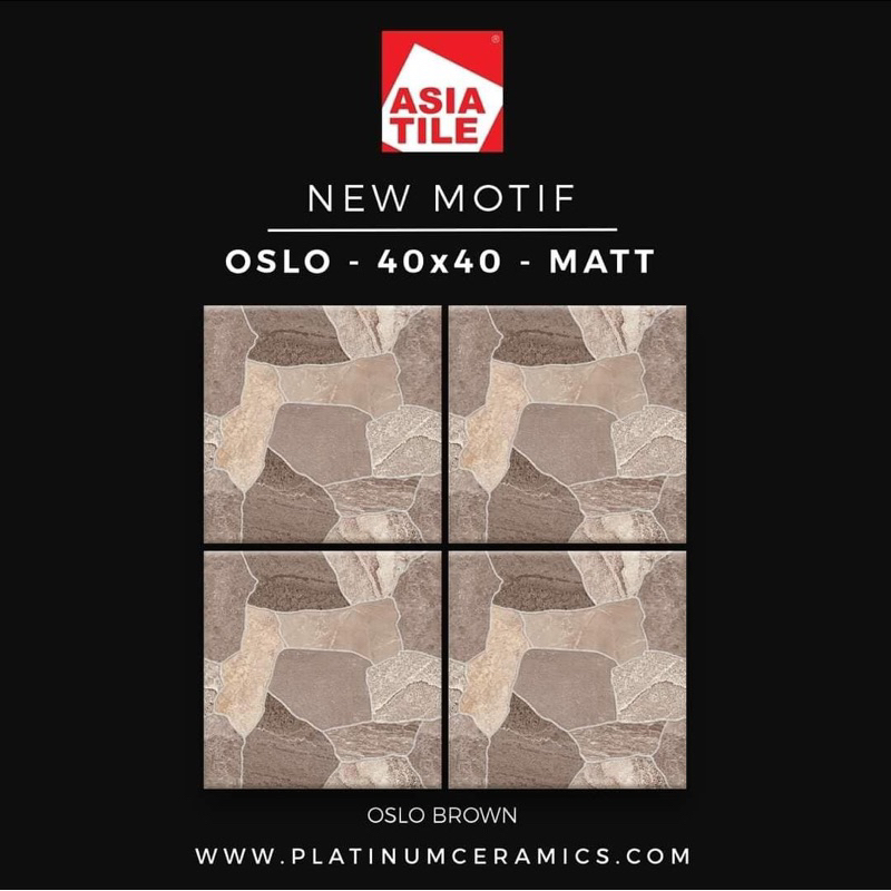 Jual Keramik Lantai Murah Asia Tile Oslo Series X Matt Kasar Kw