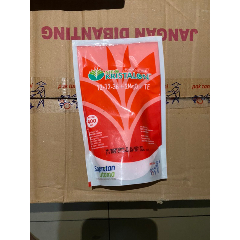 Jual Pupuk Neo Kristalon Merah 12 12 36 2MgO TE Pak Tani Saprotan Utama