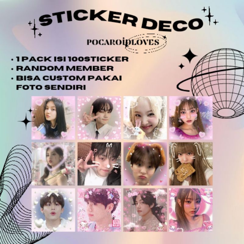 Jual Pcs Baca Desc Pt Sticker Deco Kpop Custom Mail Sticker