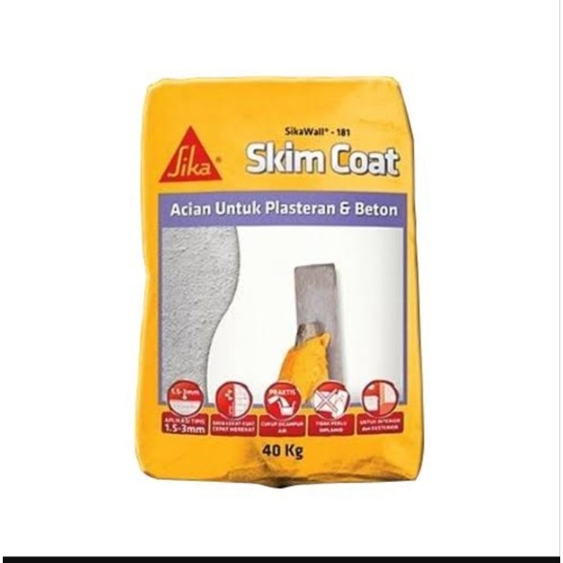 Jual SIKAWALL 181 SKIM COAT L Shopee Indonesia