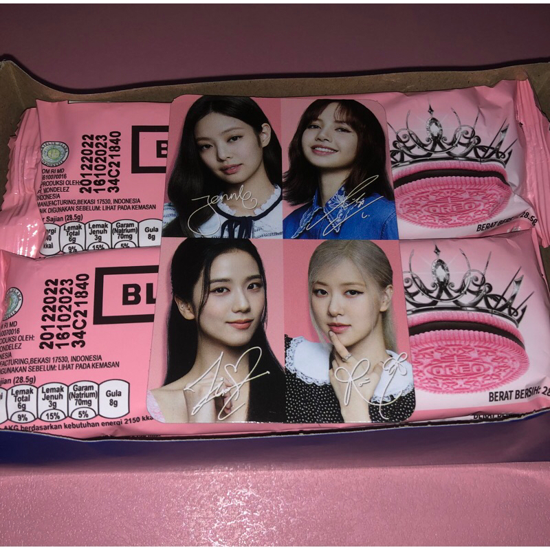 Jual Oreo Blackpink Free Photocard Unsealed Baca Deskripsi Shopee