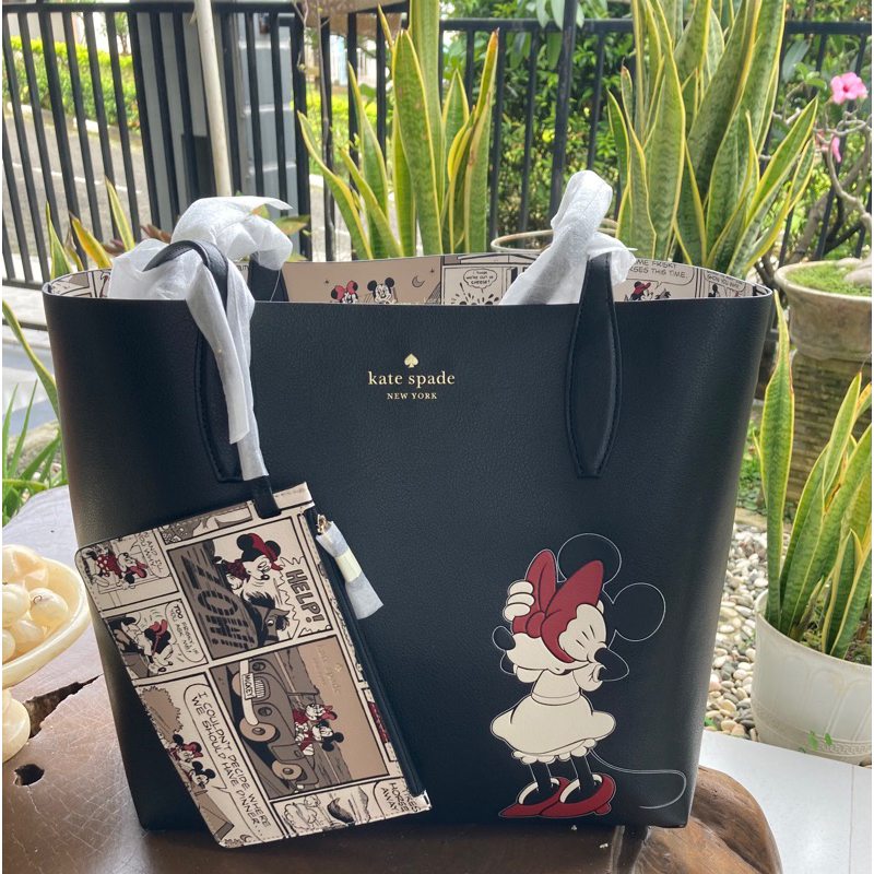 Jual Kate Spade X Disney Minnie Tote Authentic Shopee Indonesia