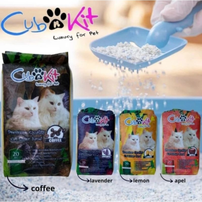 Jual Pasir Wangi Gumpal Cub N Kit 20kg Cubnkit Pasir Kucing Shopee