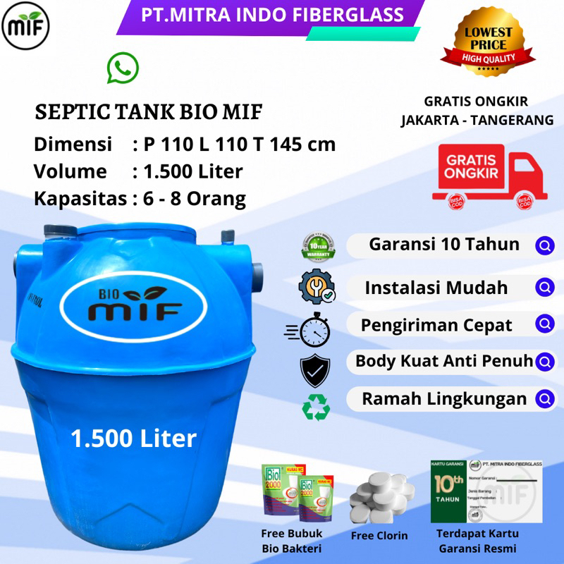 Jual Septic Tank Bio Biotech Biotank Biofil Biotaff Biocan