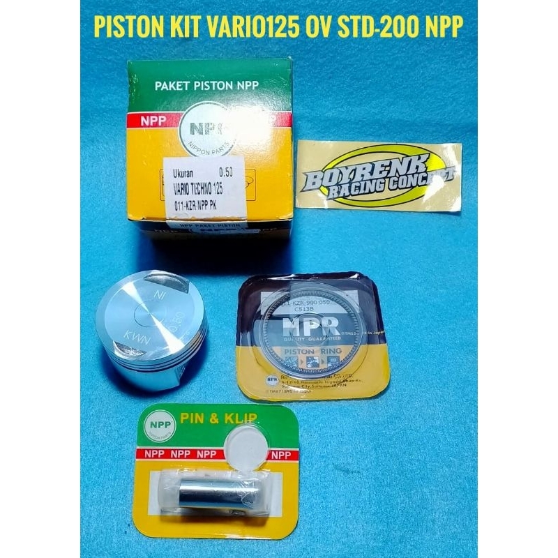 Jual Piston Kit Seher Set Seker Set Vario Techno Std Npp Boyrenk