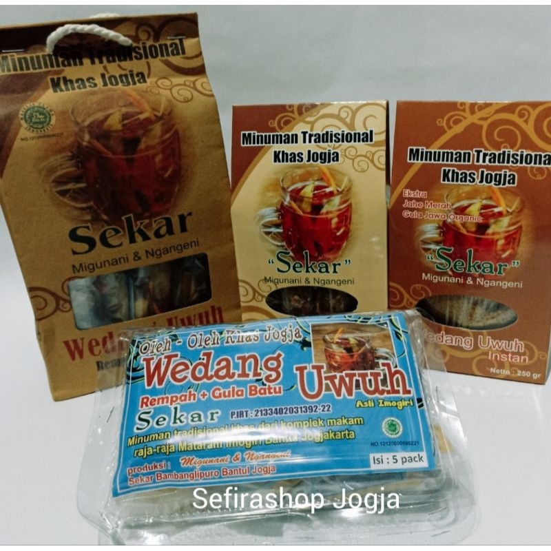 Jual SEKAR WEDANG UWUH KHAS JOGJA Kualitas Premium Komplit Rempah