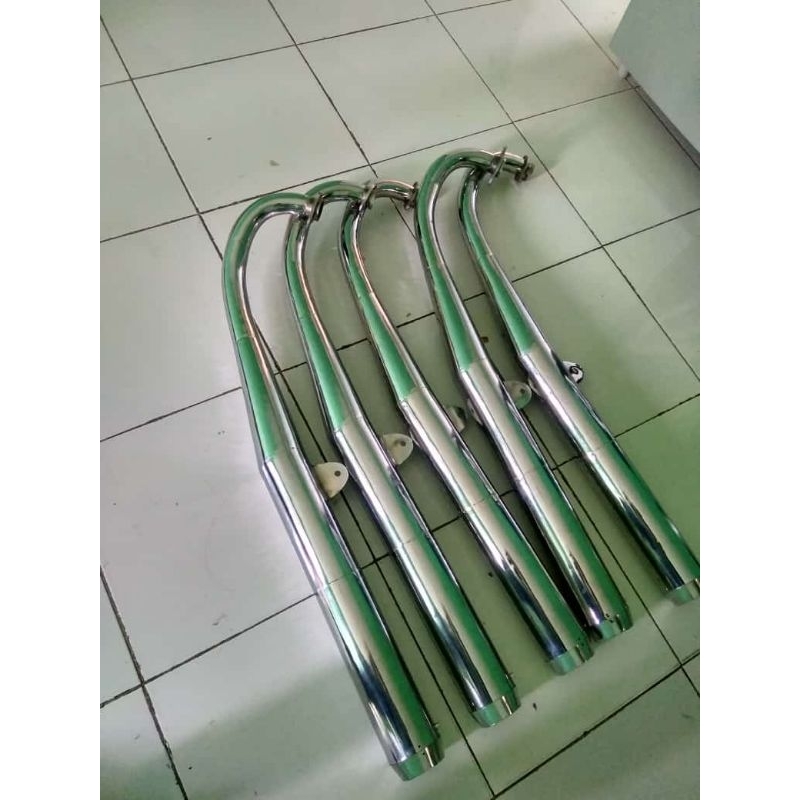 Jual Knalpot Yamaha Rx King Sr Crom Polos Suara Garing Kemrincing