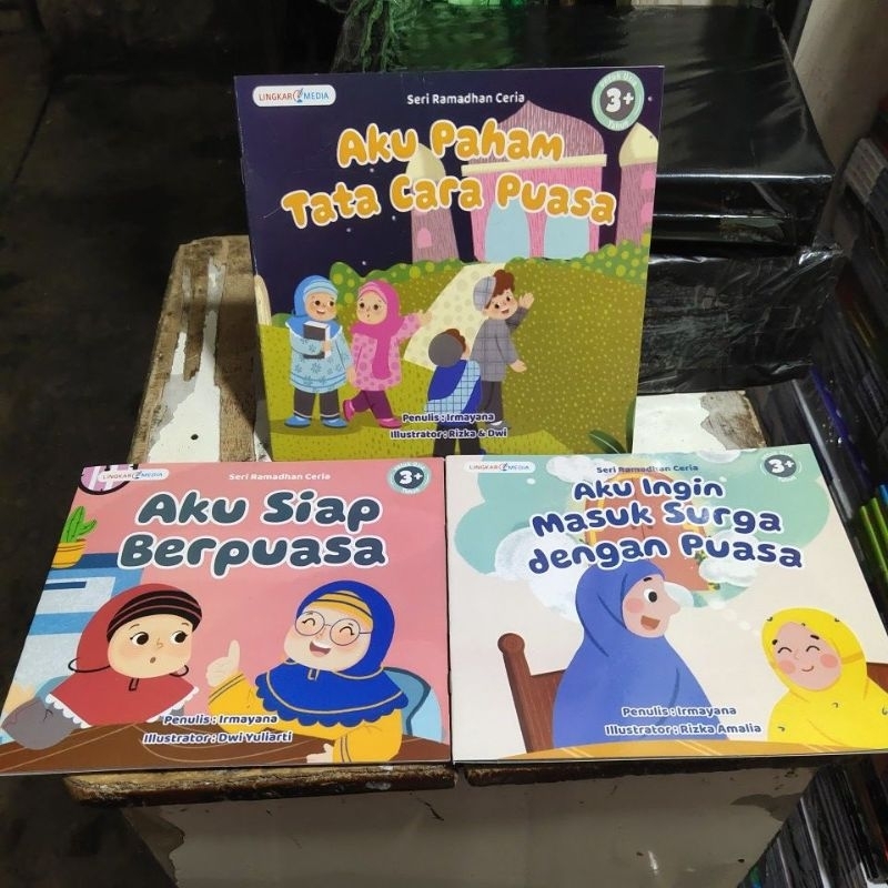 Jual Paket 3 Buku Seri Ramadhan Ceria Aku Ingin Masuk Surga Dengan