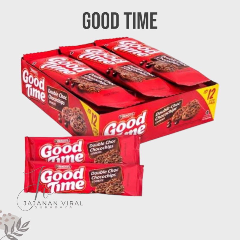 Jual Good Time Double Choc Choco Cookies Box Isi Pcs Shopee Indonesia