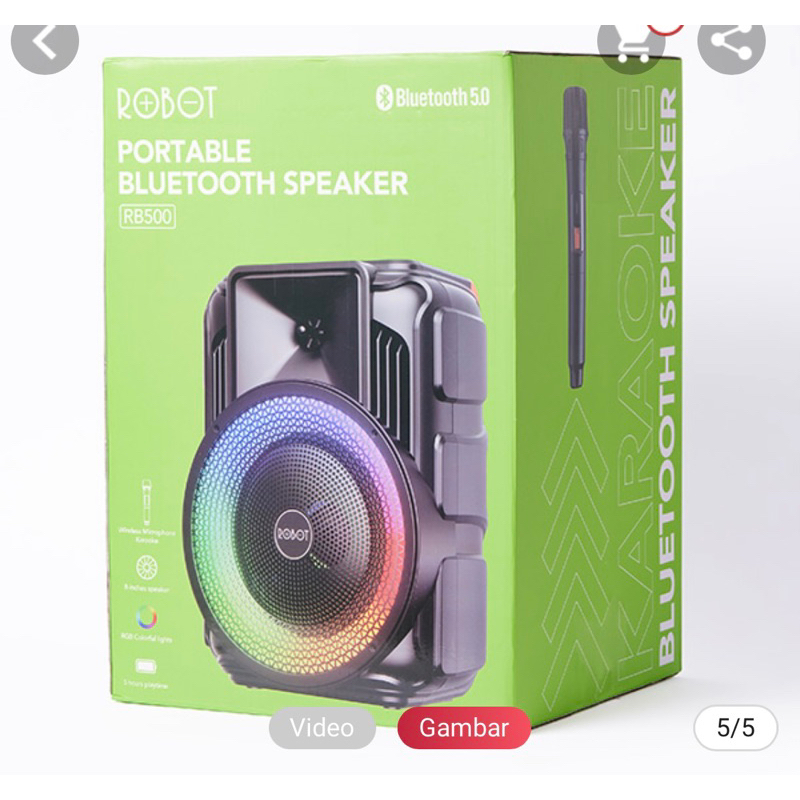 Jual Speaker Robot Rb500 Shopee Indonesia