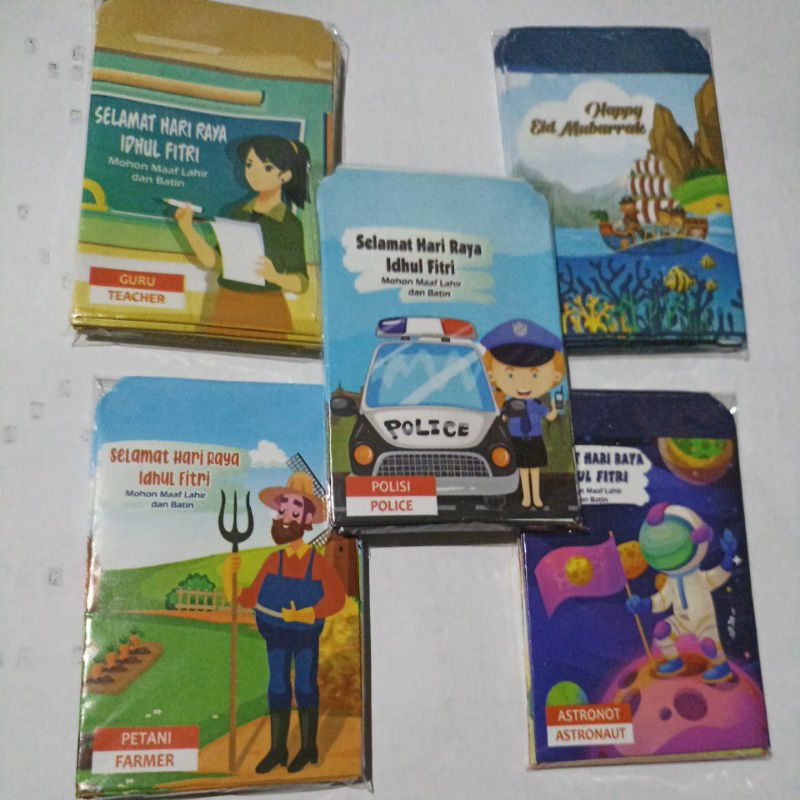 Jual AMPLOP LEBARAN KARAKTER CITA CITA PROFESI 10 Pcs Shopee Indonesia