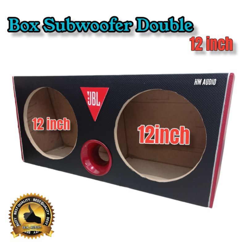 Jual Box Subwoofer 12 Inch Double Mdf Tebal Shopee Indonesia